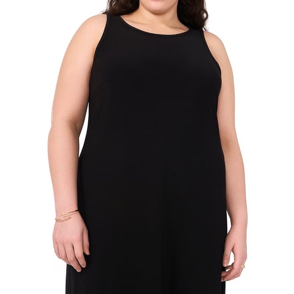 Vince Camuto Elegant Black Midi Dress - Picture 5 of 5